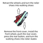 My Roller unique Silver shoes for kids.