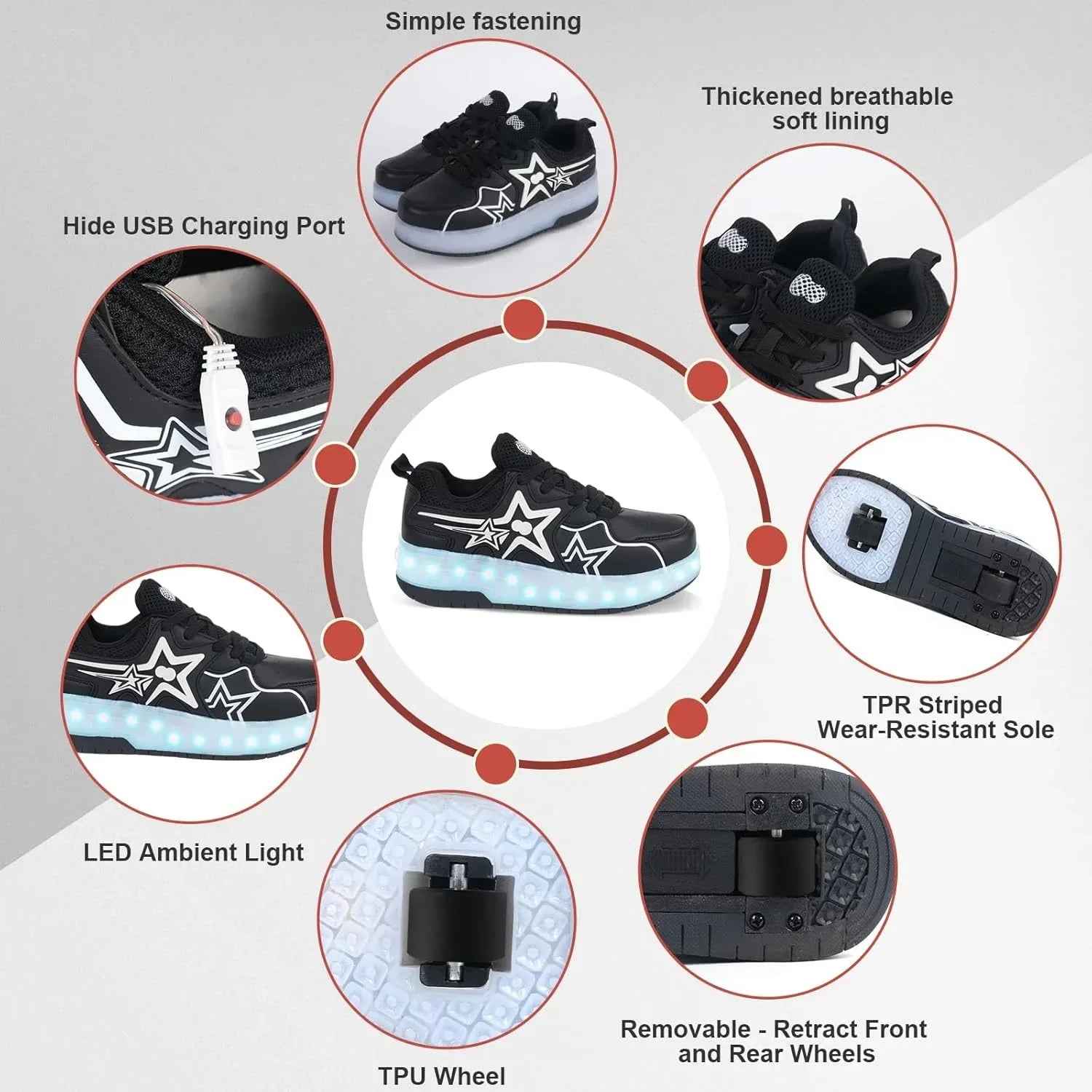 My Roller unique Silver shoes for kids.