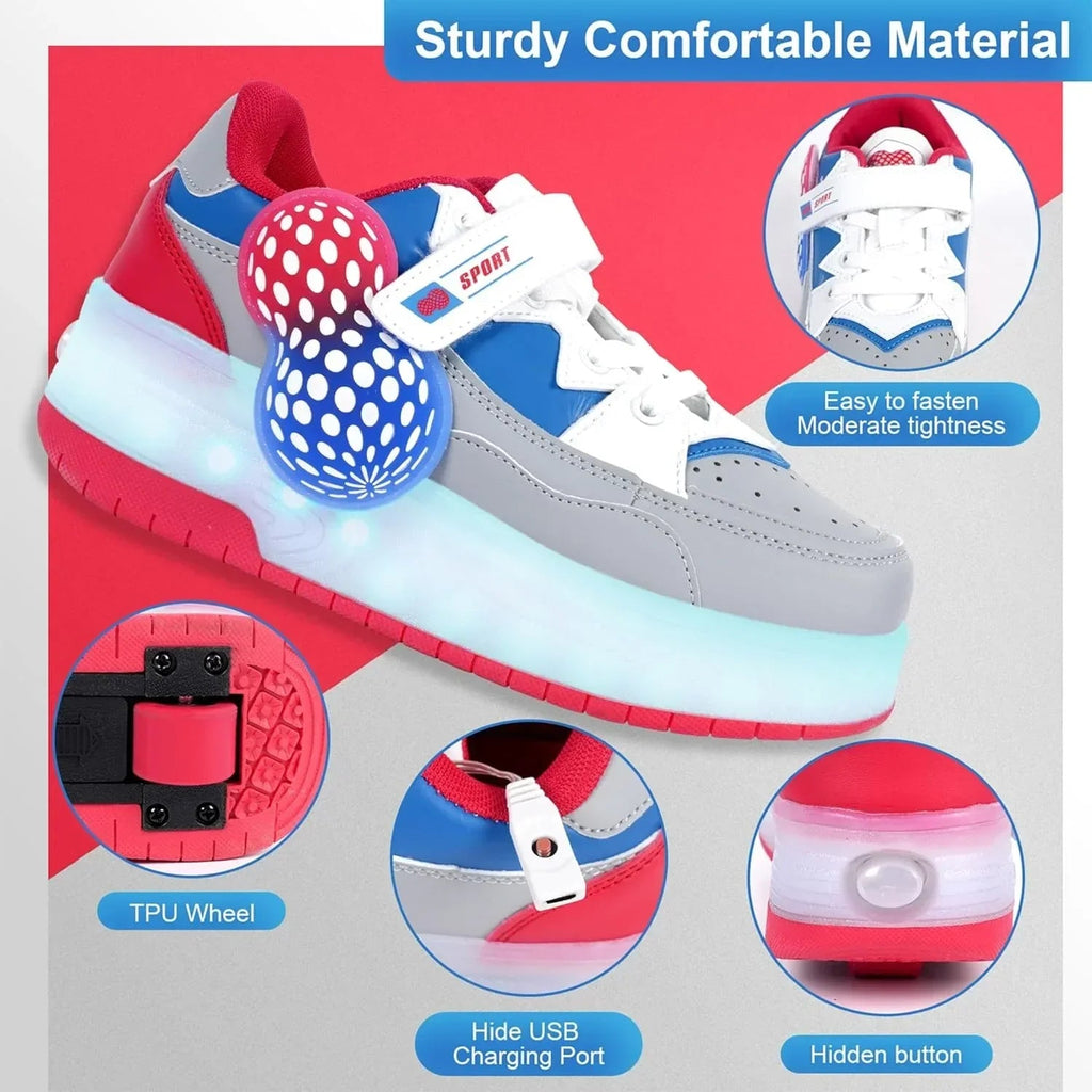 My Roller unique Silver shoes for kids.