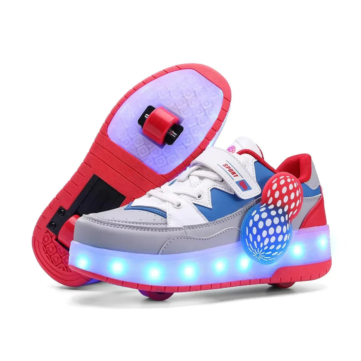 My Roller unique Silver shoes for kids.