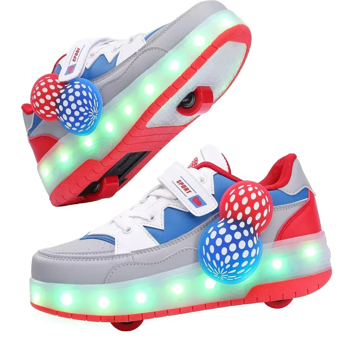 My Roller unique Silver shoes for kids.