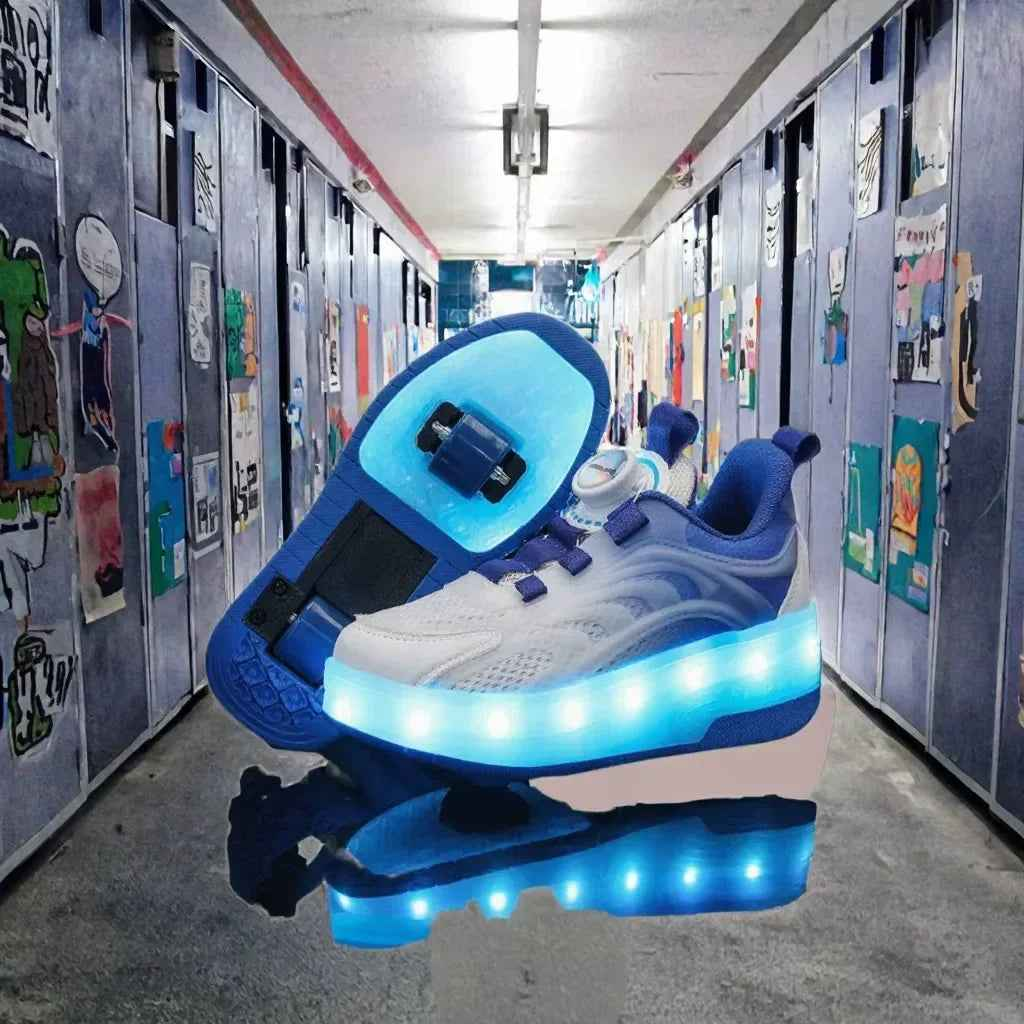 My Roller unique Silver shoes for kids.