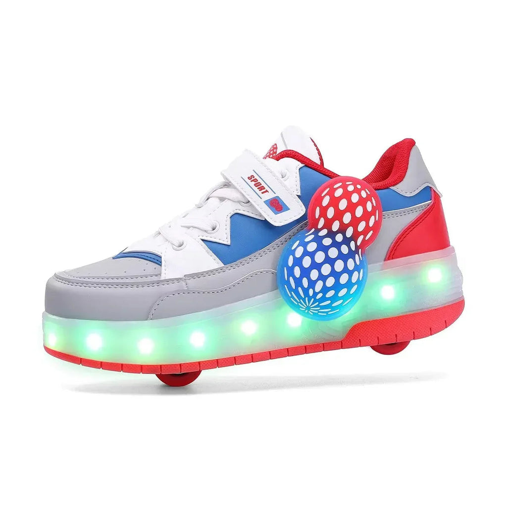 My Roller unique Silver shoes for kids.
