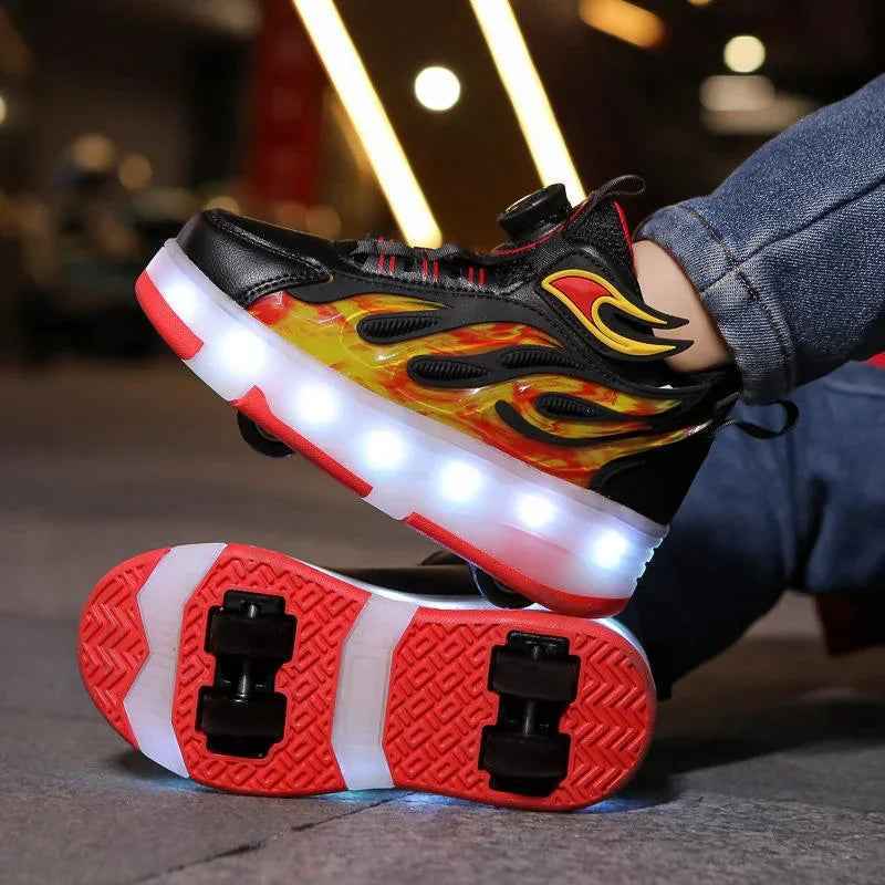 My Roller unique Silver shoes for kids.