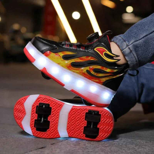 My Roller unique Silver shoes for kids.