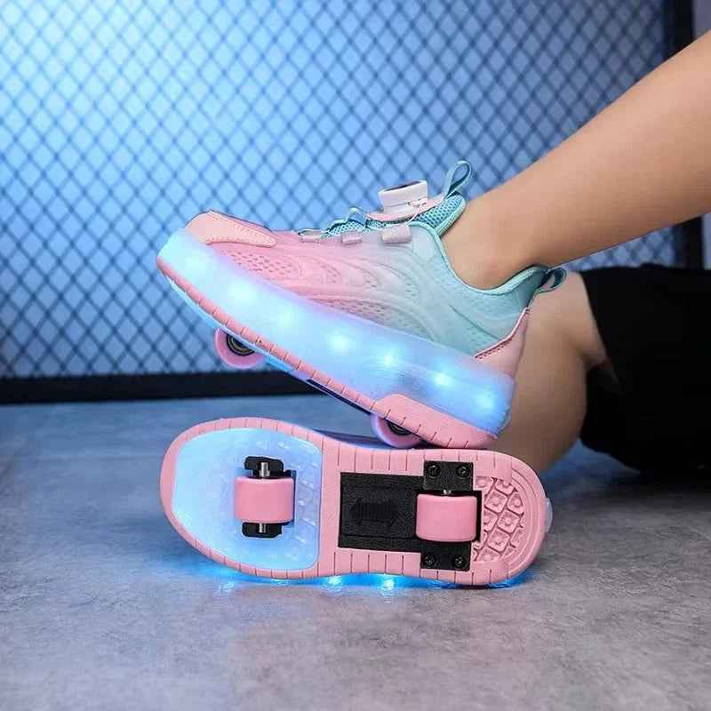 My Roller unique Silver shoes for kids.