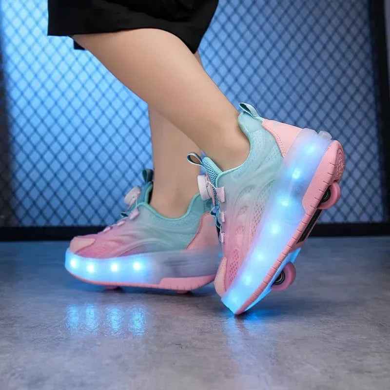 My Roller unique Silver shoes for kids.