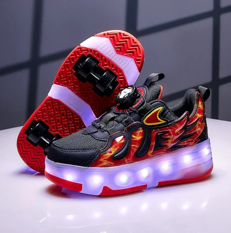 My Roller unique Silver shoes for kids.