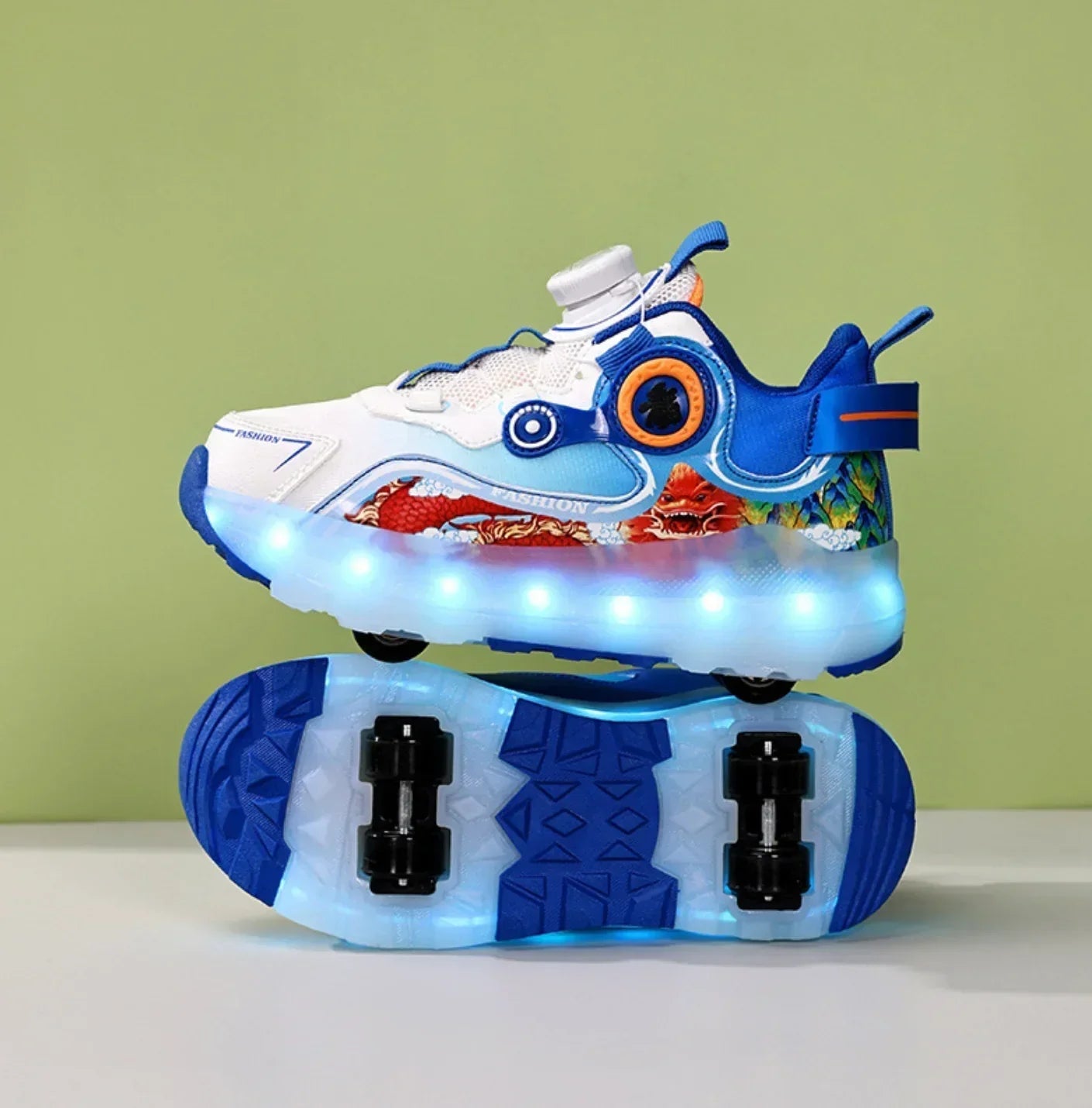 My Roller unique Silver shoes for kids.