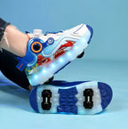 My Roller unique Silver shoes for kids.