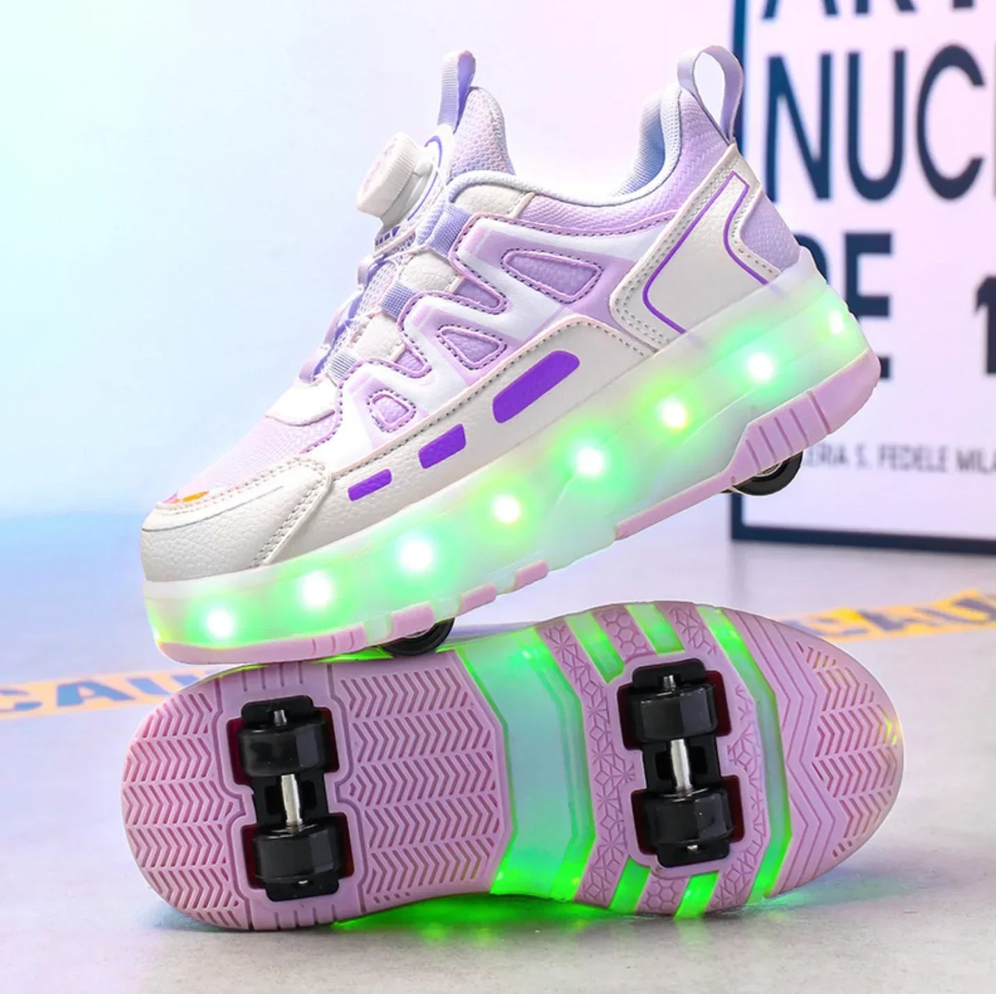My Roller unique Silver shoes for kids.