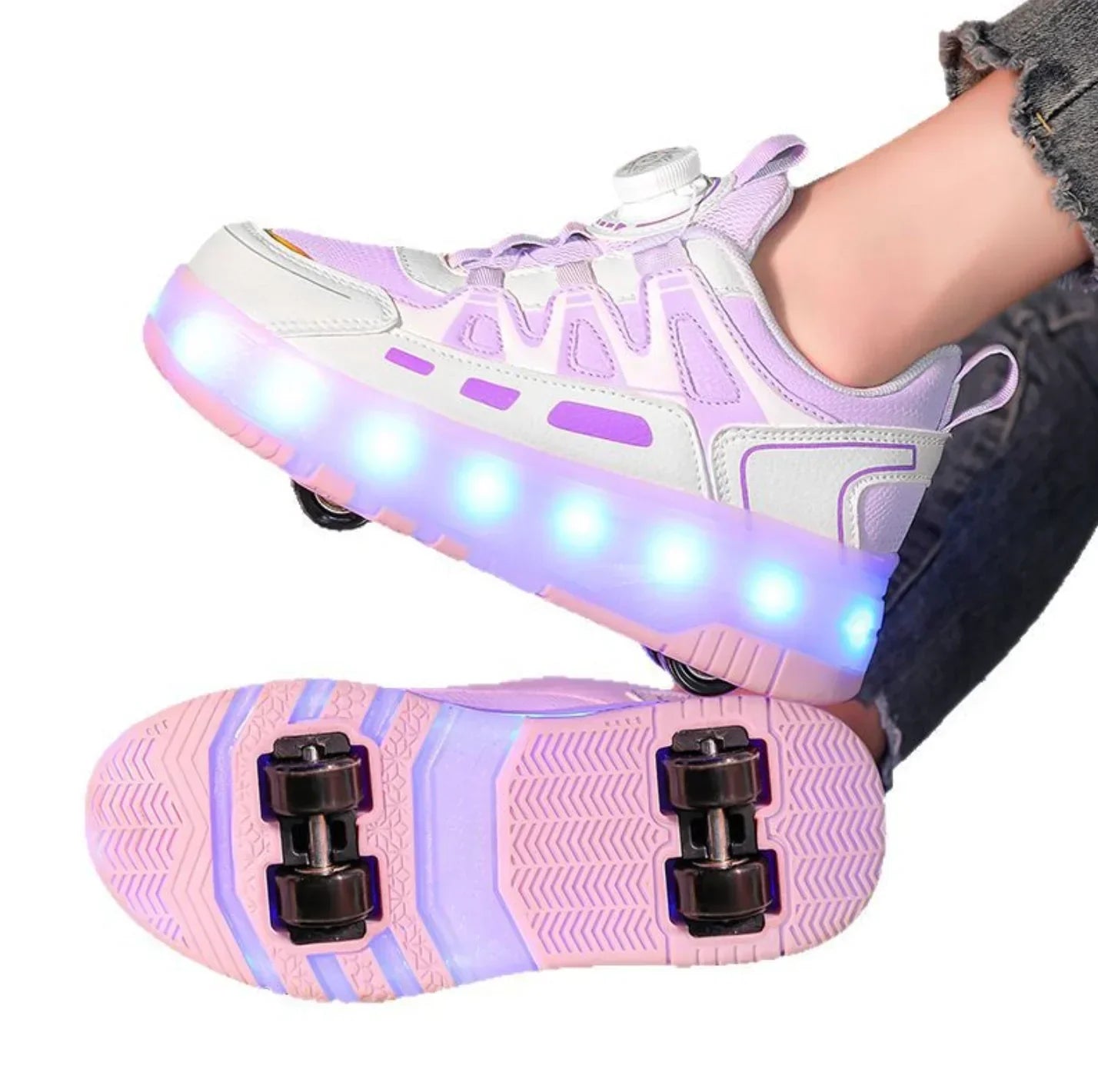 My Roller unique Silver shoes for kids.