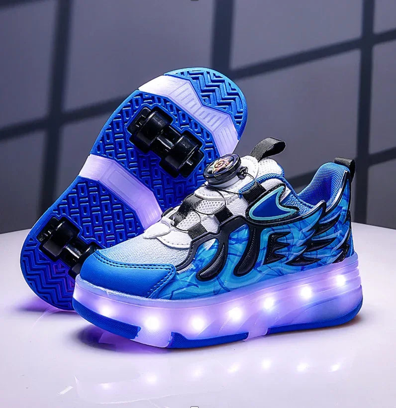 My Roller unique Silver shoes for kids.
