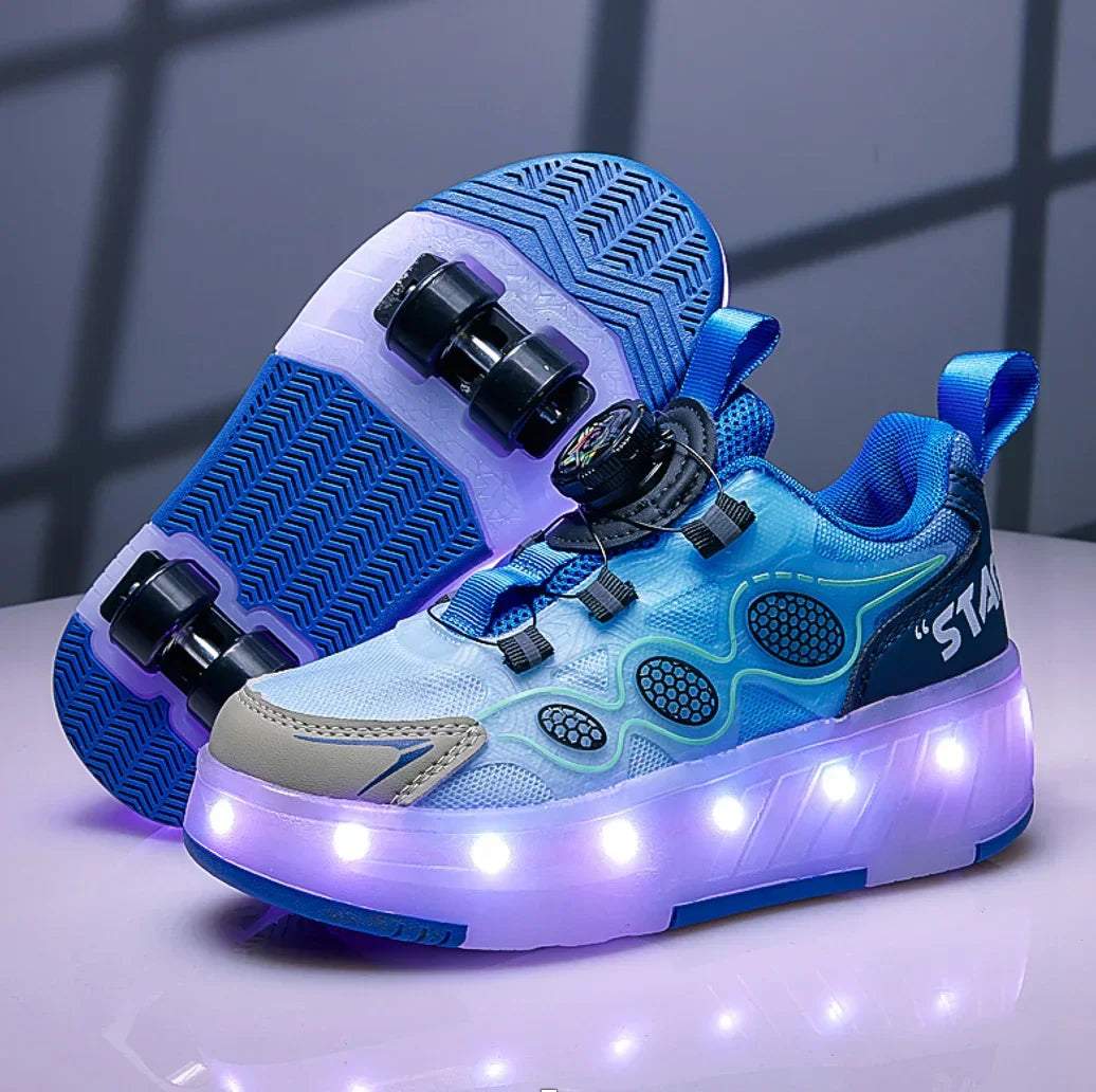 My Roller unique Silver shoes for kids.