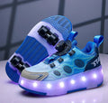 My Roller unique Silver shoes for kids.