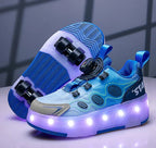 My Roller unique Silver shoes for kids.