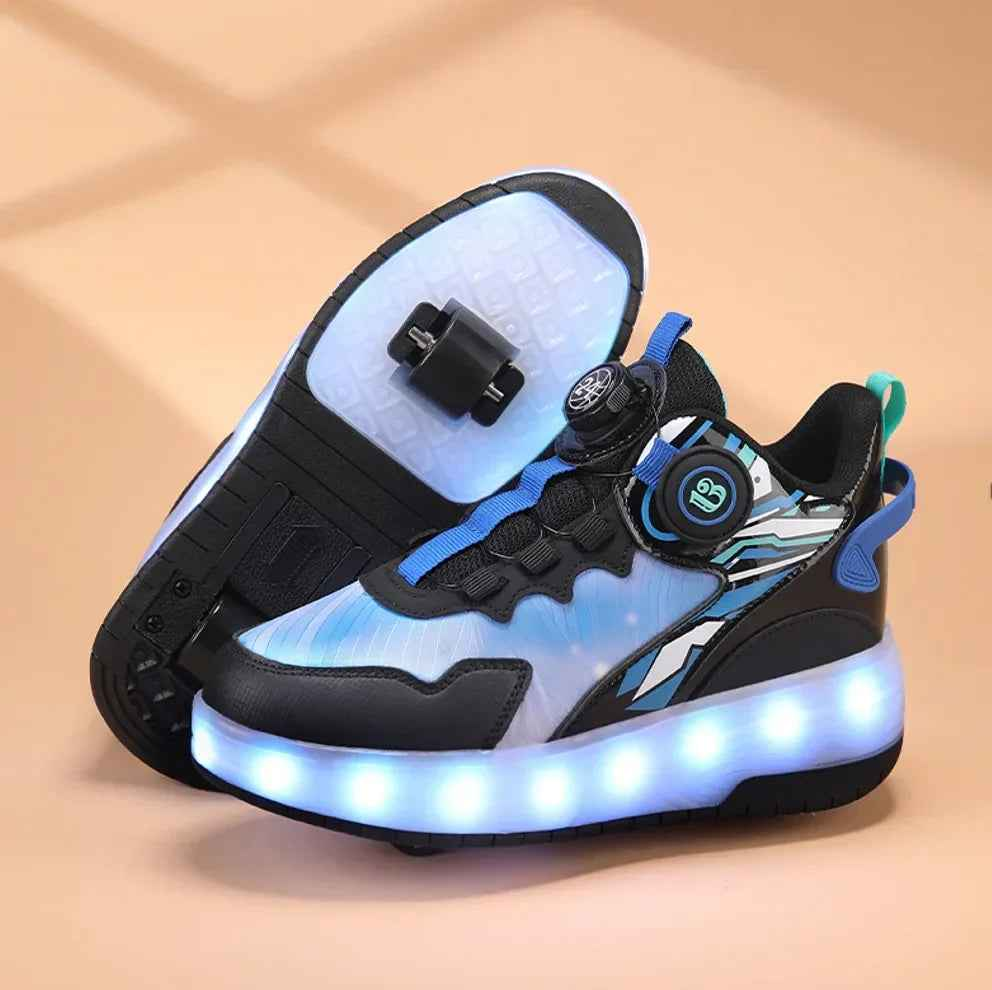 My Roller unique Silver shoes for kids.