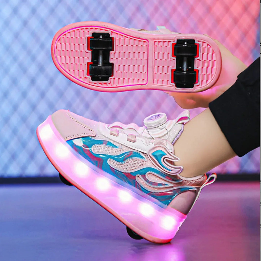 My Roller unique Silver shoes for kids.