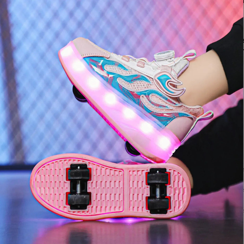 My Roller unique Silver shoes for kids.