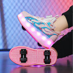 My Roller unique Silver shoes for kids.