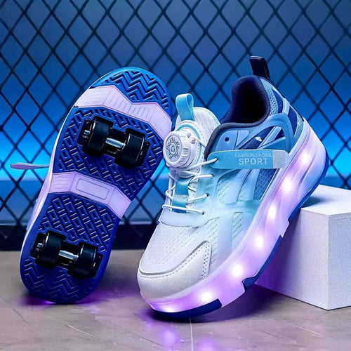 My Roller unique Silver shoes for kids.