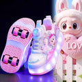 My Roller unique Silver shoes for kids.