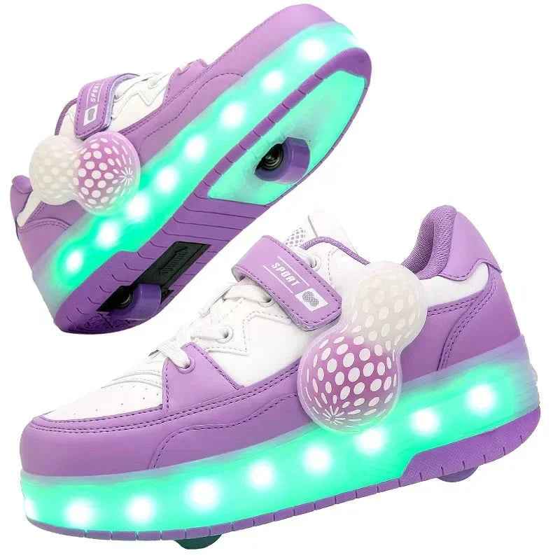 My Roller unique Silver shoes for kids.