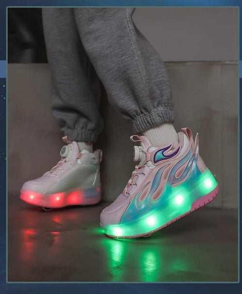 My Roller Queen Pink shoes for kids.